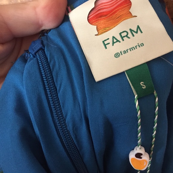 NEW NWT Farm Rio Anthropologie Midi Floral Dress S - Picture 5 of 5